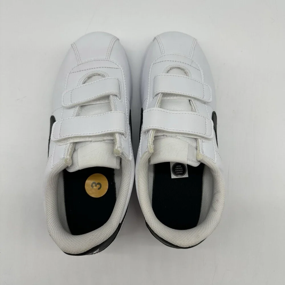 Nike Cortez Basic SL (PSV) White/Black Boys/Girls Sneakers Kid's Size 3Y NWOB